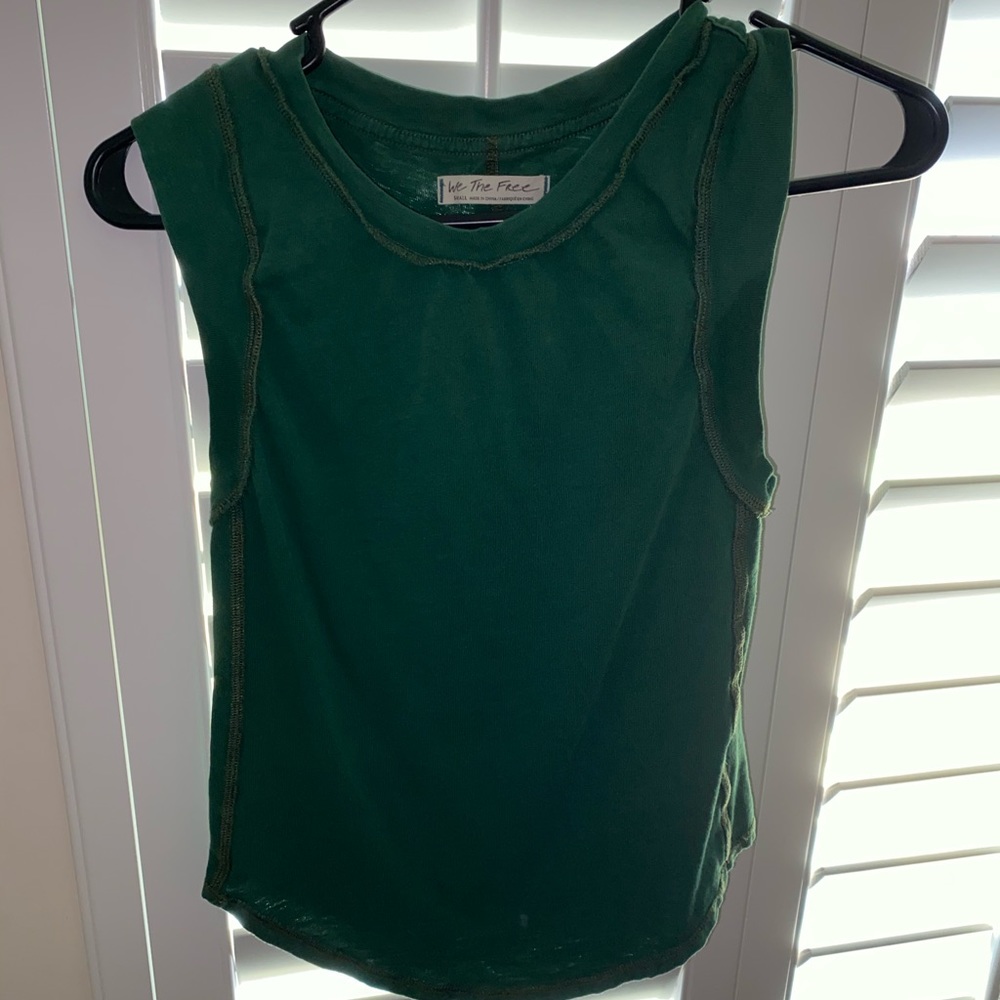 Free people go to tank green S